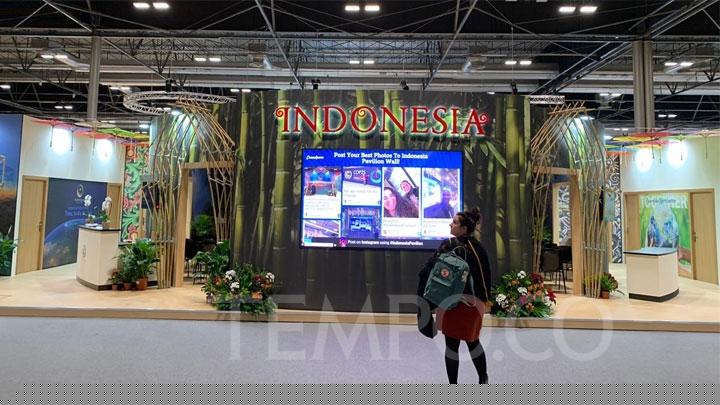 Simbol Potensi Bambu di Paviliun Indonesia
