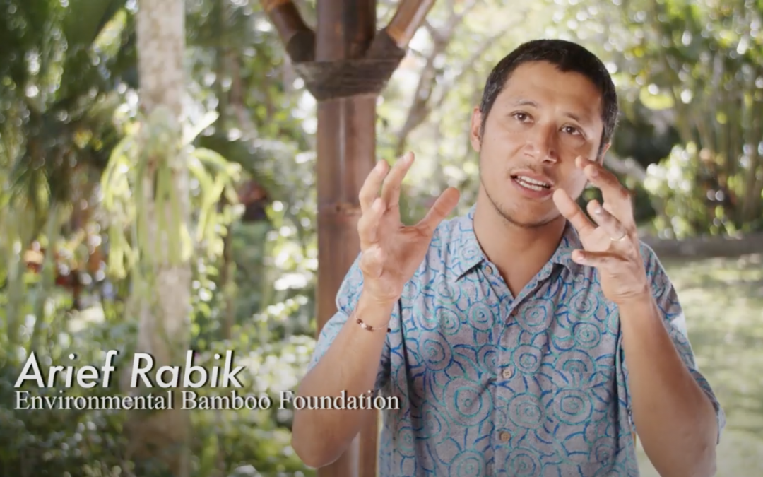 Arief Rabik talks about the 1000 Bamboo Villages program