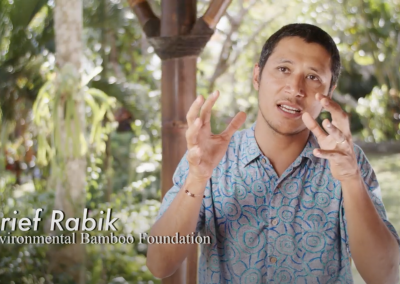 Arief Rabik talks about the 1000 Bamboo Villages program