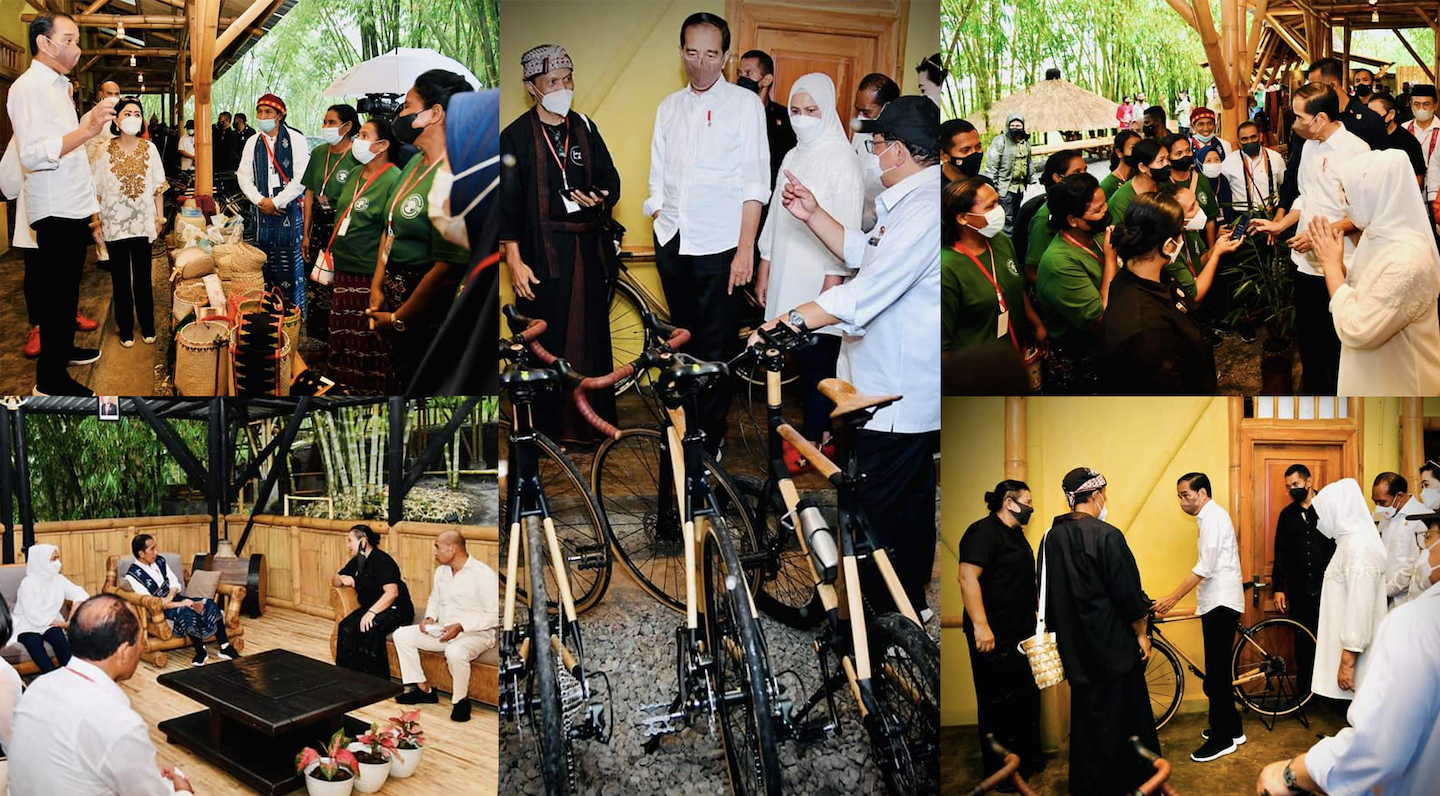 President’s Working Visit in NTT: Jokowi greets Bamboo Mamas in Ngada