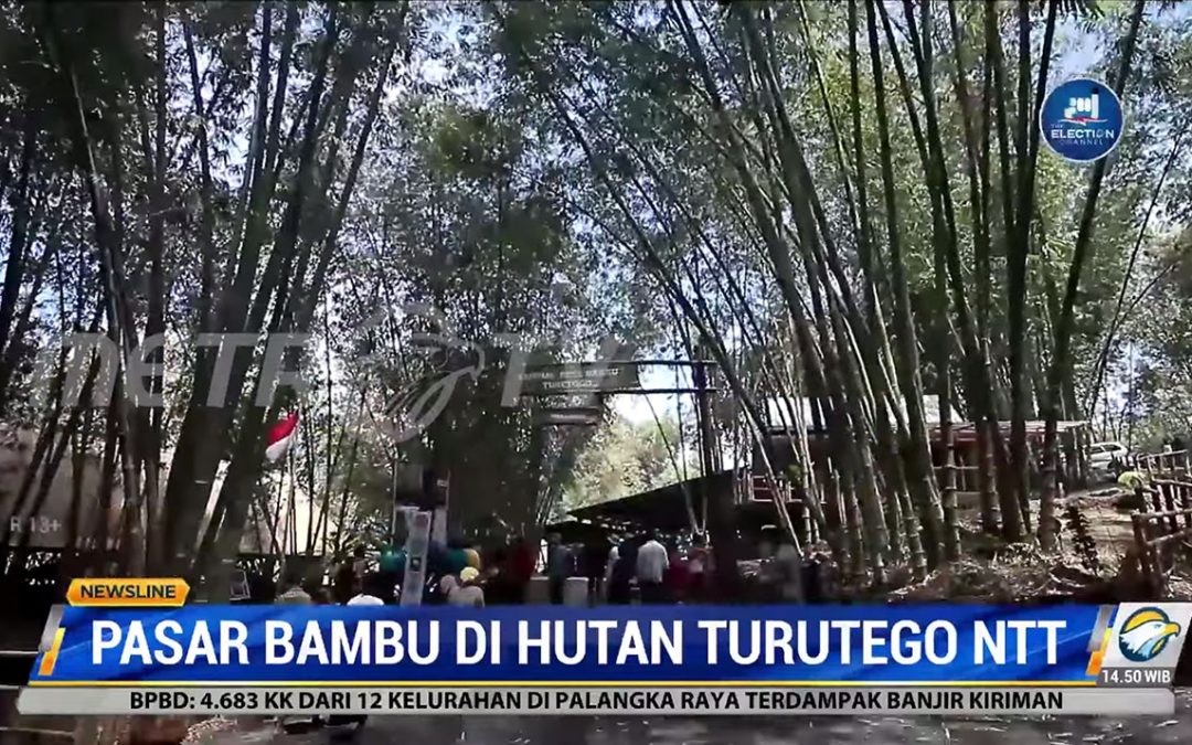 Pasar Bambu di Hutan Turutego NTT